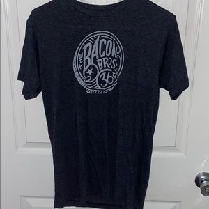 Grey bacon bros graphic tee